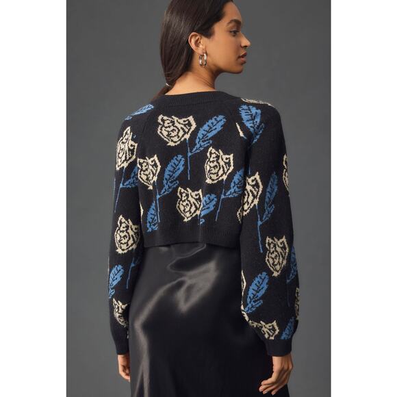 Anthropologie X Maeve Printed Knit Shrug Multicolor One Size NWT - Picture 2 of 10